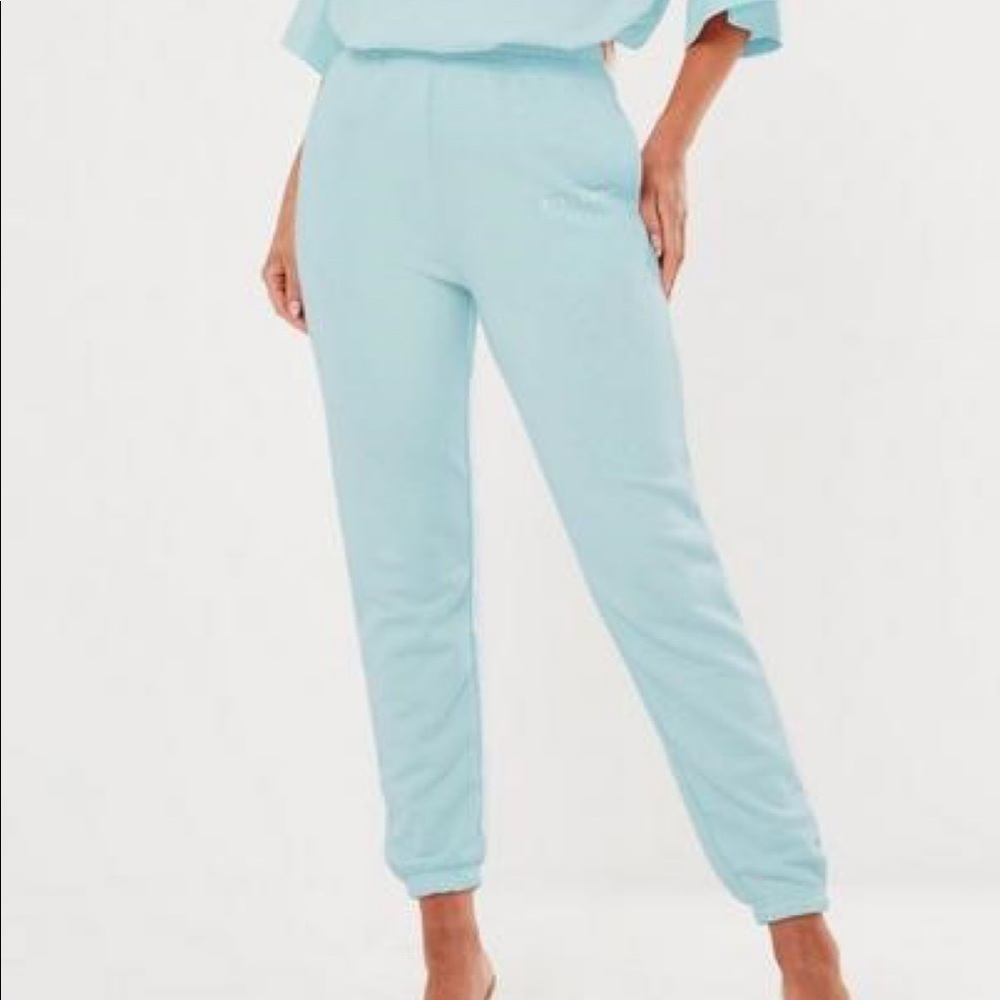 blue basic missguided joggers - Picture 5 of 8